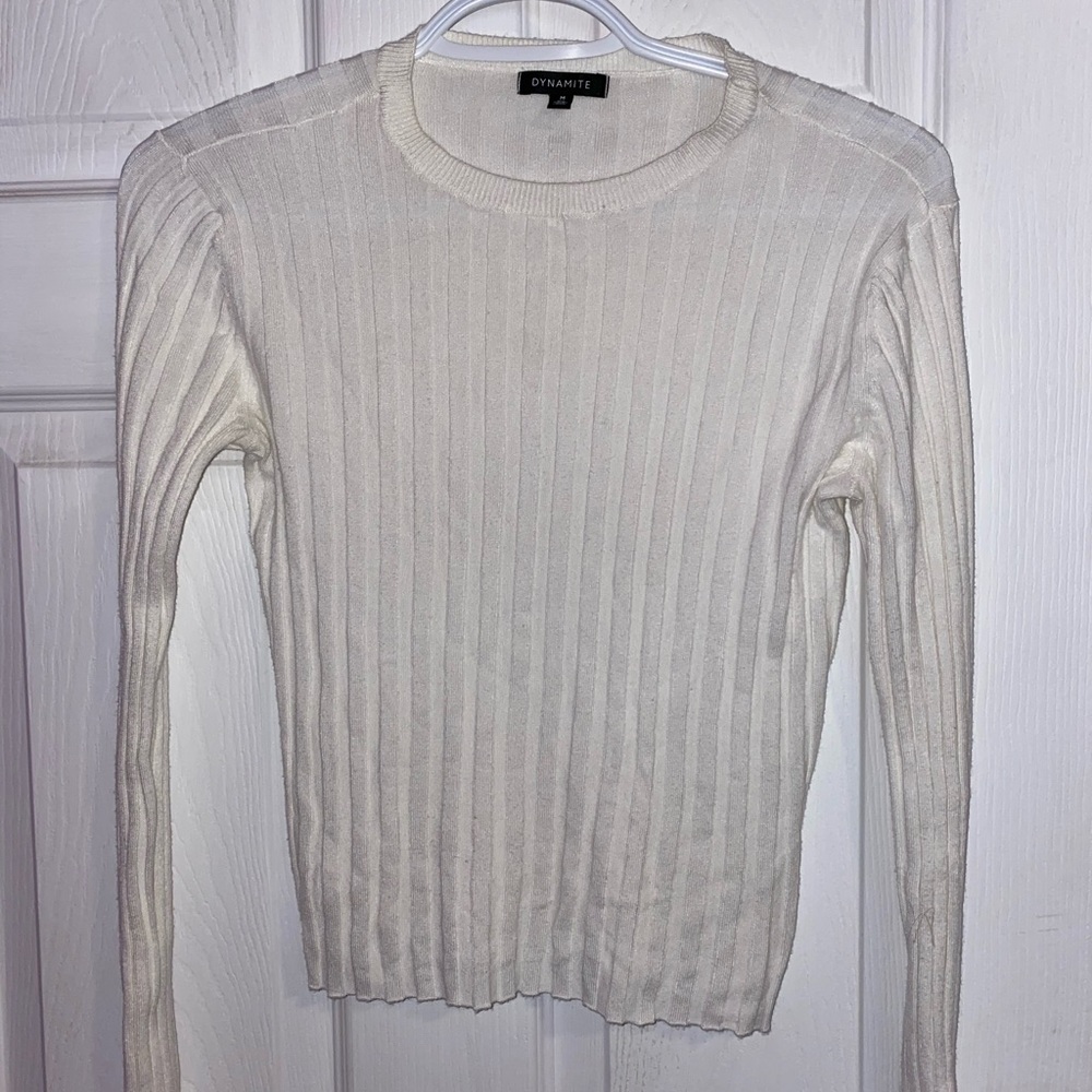 Dynamite white long sleeve